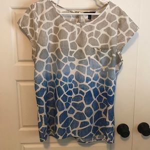 Ombré Animal Print Shirt